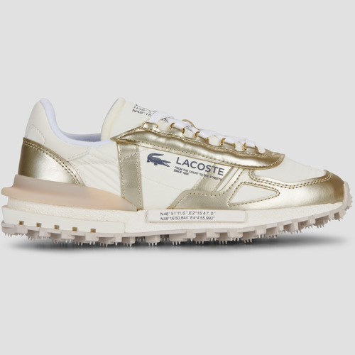鞋子 女士 球鞋基本款 Lacoste ELITE ACTIVE 白色 / 金色