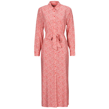 Clothing Women Long Dresses Pepe jeans BROOKE Red