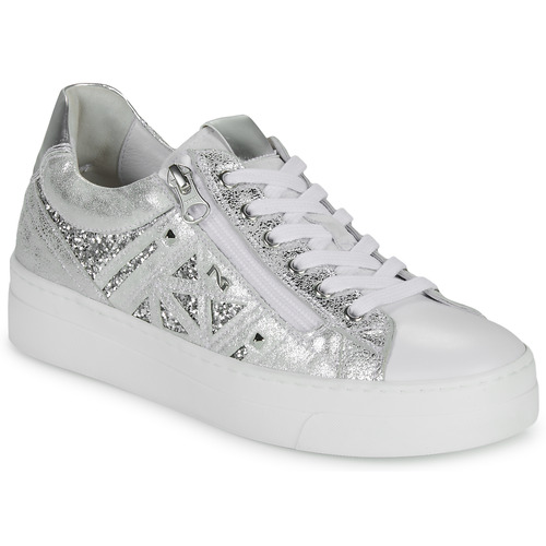 Shoes Women Low top trainers NeroGiardini E513010D Silver
