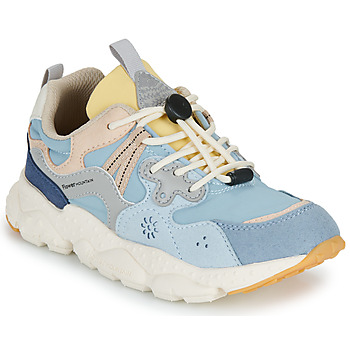 Shoes Girl Low top trainers Flower Mountain YAMANO Blue / Pink