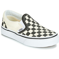 Chaussures Enfant Slip ons Vans CLASSIC SLIP-ON Noir / Blanc