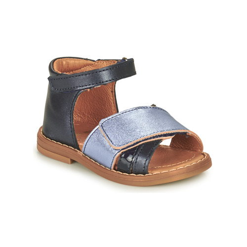 Chaussures Fille Sandales plates Little Mary TERIGA Bleu