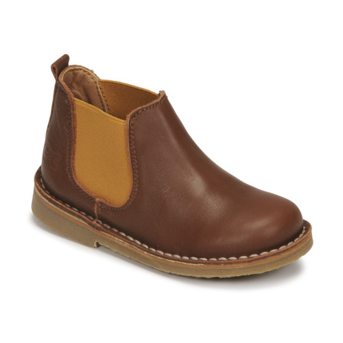 Chaussures Enfant Boots Citrouille et Compagnie BONJOUR Cognac