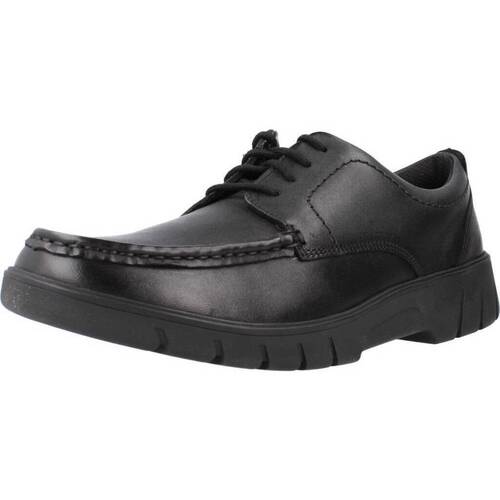 Chaussures Garçon Derbies & Richelieu Clarks Branch Lace Noir