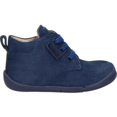 Chaussures Garçon Derbies & Richelieu Kickers 858401-10 WAZZAP CUIR NAPPA 858401-10 WAZZAP CUIR NAPPA