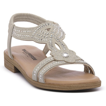 Chaussures Femme Sandales plates Valleverde GHIACCIO Blanc