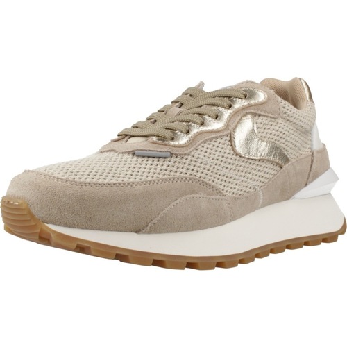Chaussures Femme Baskets basses Voile Blanche Qwark Hype Woman Beige