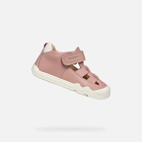 Chaussures Fille Randonnée Geox B STEPPIEUP GIRL rose