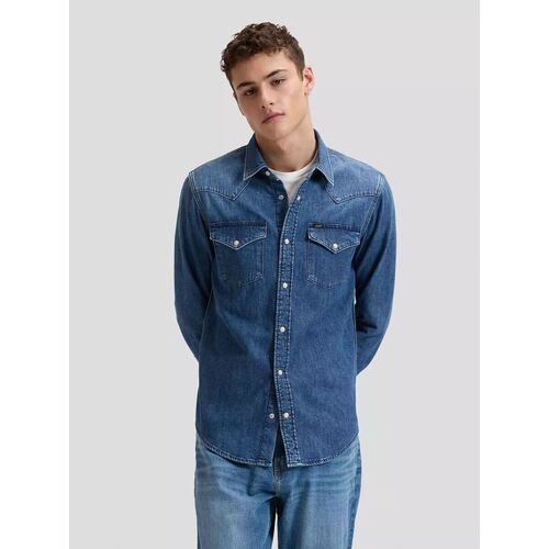 Vêtements Homme Vestes en jean Lee 112376547-BROOKSIDE Bleu