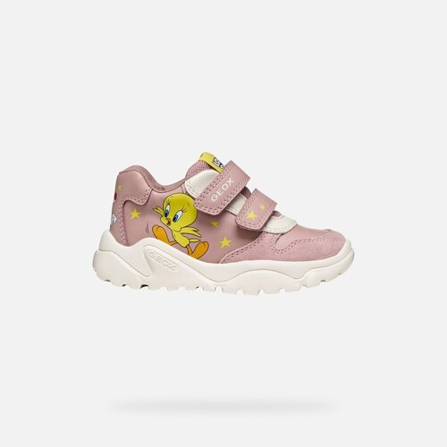 Chaussures Fille Randonnée Geox B CIUFCIUF GIRL vieux rose