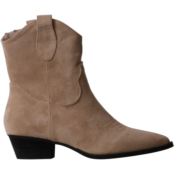 Chaussures Femme Bottines Joia Bottines à Zip Beige