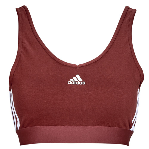 Odjeća Žene
 Majice s naramenicama i majice bez rukava adidas 3S CRO Smeđa / Bijela