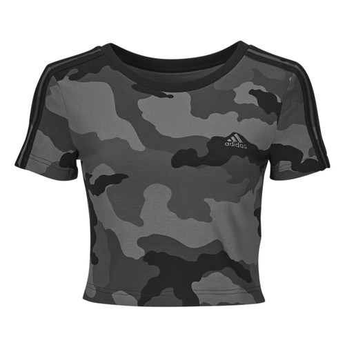 Odjeća Žene
 Majice kratkih rukava adidas Essentials 3-Stripes Camo Print Baby T-Shirt Crna
