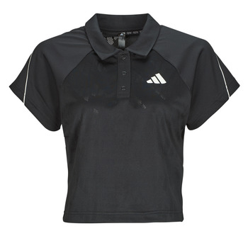 Odjeća Žene
 Polo majice kratkih rukava adidas Stadium 3-Stripes Tennis Inspired Jacquard Polo Shirt T-Shirt Crna