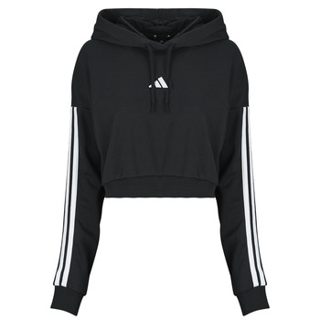 Odjeća Žene
 Majice s kapuljačom adidas Essentials 3-Stripes French Terry Crop Hoodie Crna / Bijela