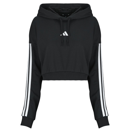 Odjeća Žene
 Majice s kapuljačom adidas Essentials 3-Stripes French Terry Crop Hoodie Crna / Bijela
