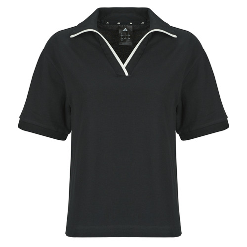 Odjeća Žene
 Polo majice kratkih rukava adidas Seasonal Essentials Colorpop Polo with Embroidered Graphic Crna / Bijela