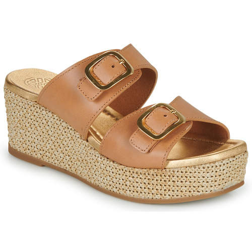 Schuhe Damen Pantoffel Unisa KIOMI Kamel