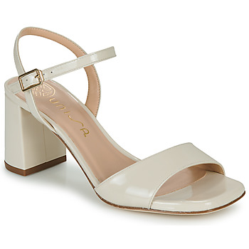 Schuhe Damen Keilabsatzsandalen Unisa MORATY Beige