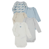 Abbigliamento Bambino Body bambino Petit Bateau LOT BODIES X5 