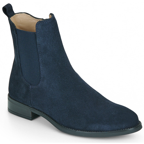 Schuhe Damen Boots Unisa BARTY Marineblau
