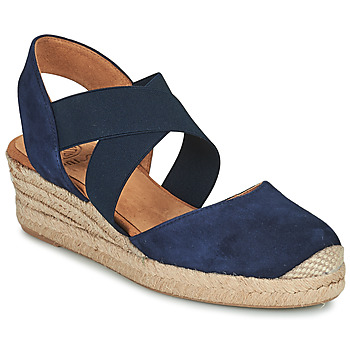 Schuhe Damen Keilabsatzsandalen Unisa CELE Marineblau