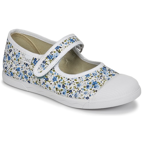 Schuhe Mädchen Ballerinas Citrouille et Compagnie APSUT Blau / Weiß