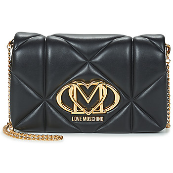 Taška Ženy Kabelky s dlouhým popruhem Love Moschino EMBOSSED QUILTED JC4043 Černá
