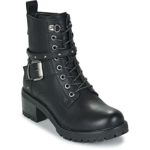 Boty Ženy Polokozačky Refresh 173247-BLACK Černá