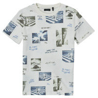 Textiel Jongens T-shirts korte mouwen Ikks JABAJET Wit