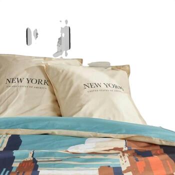 Wonen Beddengoed Today Parure de lit  New York graphique Multicolour