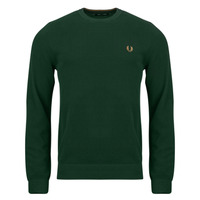 Textiel Heren Truien Fred Perry PIQUE STITCH JUMPER Groen