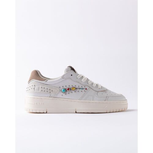 Schoenen Dames Korte broeken / Bermuda's D.A.T.E. W441-TP-SS-WH TORNEO PURE STUDS-WHITE Wit