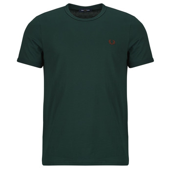Υφασμάτινα Άνδρας T-shirt με κοντά μανίκια Fred Perry RINGER T-SHIRT Green