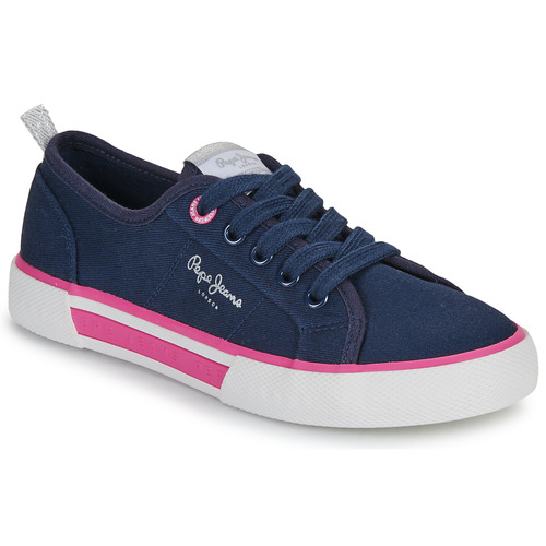Παπούτσια Κορίτσι Χαμηλά Sneakers Pepe jeans BRADY CLUB G Marine