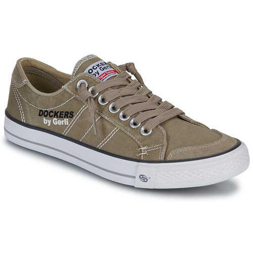 Schuhe Herren Sneaker Low Dockers by Gerli 30ST027-450 Kaki