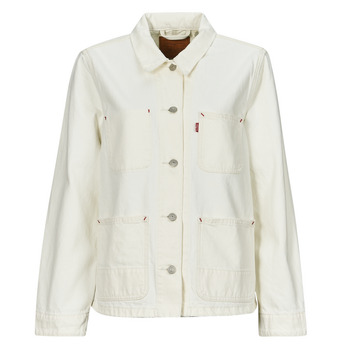 Kleidung Damen Jeansjacken Levi's ICONIC CHORE COAT Weiss