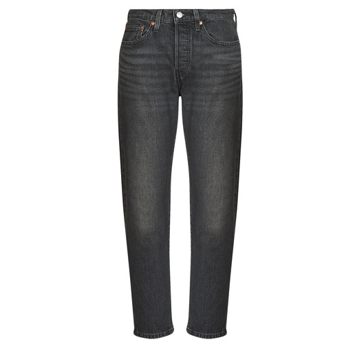 Kleidung Damen Boyfriend Jeans Levi's 501® CROP Schwarz