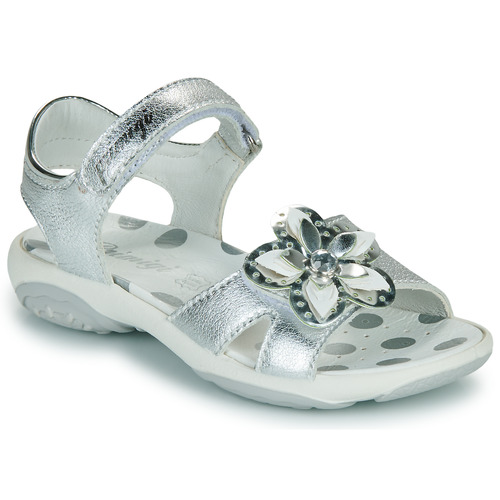 Schuhe Mädchen Flache Sandalen Primigi BREEZE Silbern