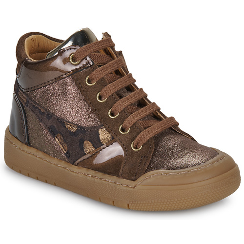 Schuhe Mädchen Sneaker High GBB COMBATIF TWIST Braun
