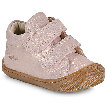 Schuhe Mädchen Sneaker High Naturino COCOON VL SUEDE GLITTER Rosa