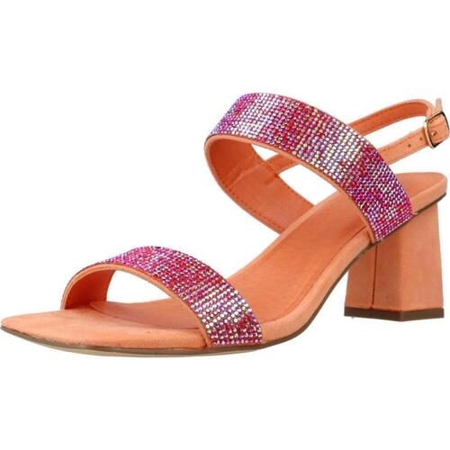 Schuhe Damen Keilabsatzsandalen Menbur 23835m Orange
