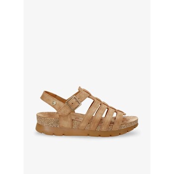 Schuhe Damen Keilabsatzsandalen Panama Jack 41290 Beige