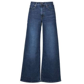 Kleidung Damen Flare Jeans Levi's 728 HR WIDE LEG Blau