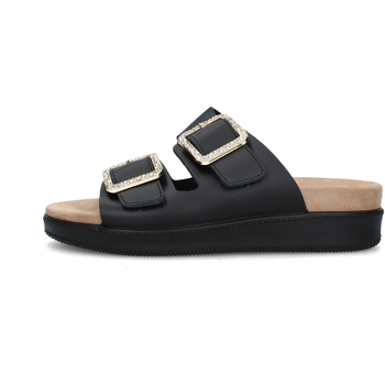 Schuhe Damen Flache Sandalen Enval 1288100 Schwarz