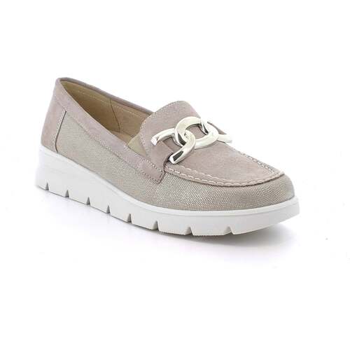 Schuhe Damen Slipper Enval  Beige