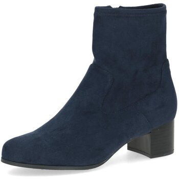 Schuhe Damen Stiefel Caprice Stiefeletten Navy Stretch 9-25316-41-868 868 blau