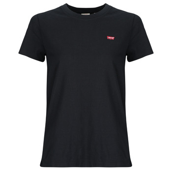 Kleidung Damen T-Shirts Levi's PERFECT TEE Schwarz