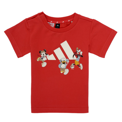 textil Børn T-shirts m. korte ærmer adidas JF3623 Rød