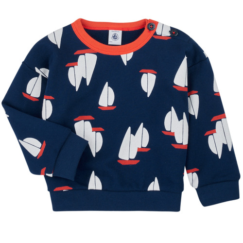 textil Børn Sweatshirts Petit Bateau BATEAU Blå
